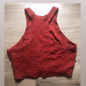 Red xs cropped top